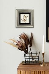 Yabani Dal Serçe Çerçeveli Taş Tablo 20 cm