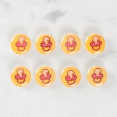 Loren Crafts 8'li Emzik Düğme - 1011