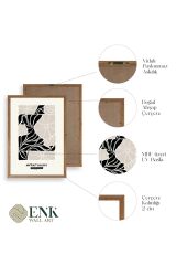 Çiçek Ahşap Çerçeveli Tablo 30 x 42