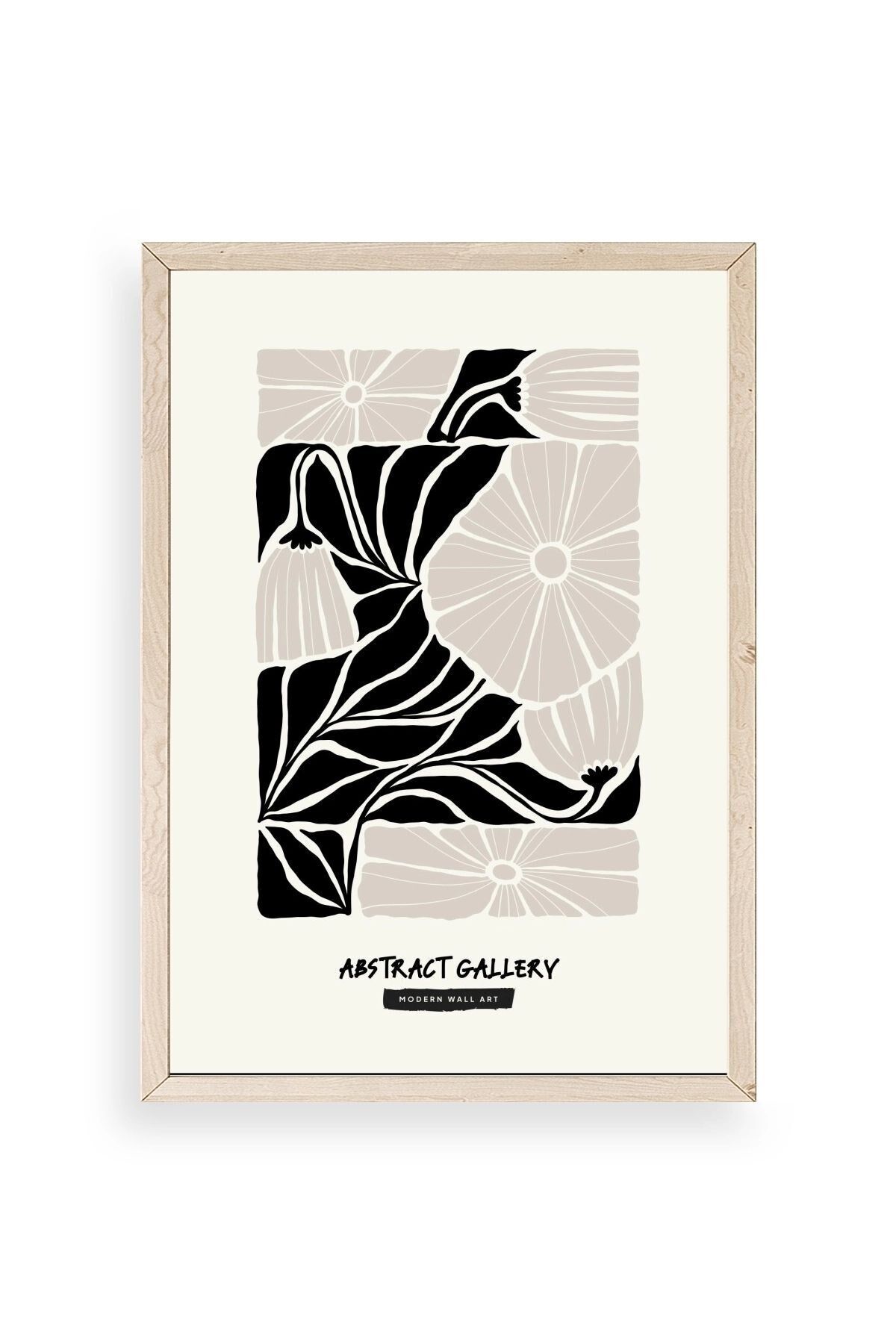 Çiçek Ahşap Çerçeveli Tablo 30 x 42