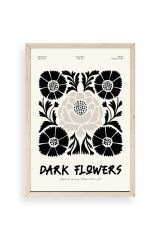 Çiçek Ahşap Çerçeveli Tablo 50 x 70