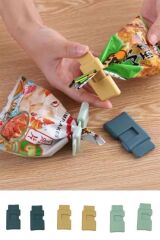 BUFFER®  6lı Hava Sızdırmaz Poşet Torba Ambalaj  Ve Paket Kıstırmalı Kapatma Klipsi