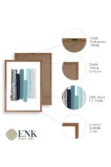 Modern Ahşap Çerçeveli Tablo 50 x 70