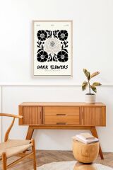 Çiçek Ahşap Çerçeveli Tablo 23 x 30