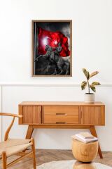 Atatürk Ahşap Çerçeveli Tablo 30 x 42