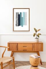 Modern Ahşap Çerçeveli Tablo 23 x 30