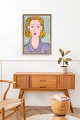 Henri Matisse Ahşap Çerçeveli Tablo 23 x 30