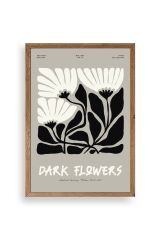 Çiçek Ahşap Çerçeveli Tablo 50 x 70