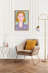 Henri Matisse Ahşap Çerçeveli Tablo 30 x 42