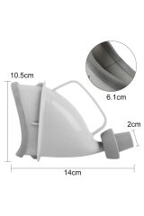 BUFFER® Unisex Taşınabilir Hijjenik Seyahat Tuvalet Aparatı Seyahat Tuvalet Hunisi