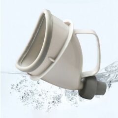 BUFFER® Unisex Taşınabilir Hijjenik Seyahat Tuvalet Aparatı Seyahat Tuvalet Hunisi