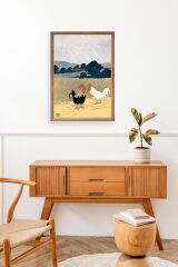 Edward Penfield Ahşap Çerçeveli Tablo 17 x 23