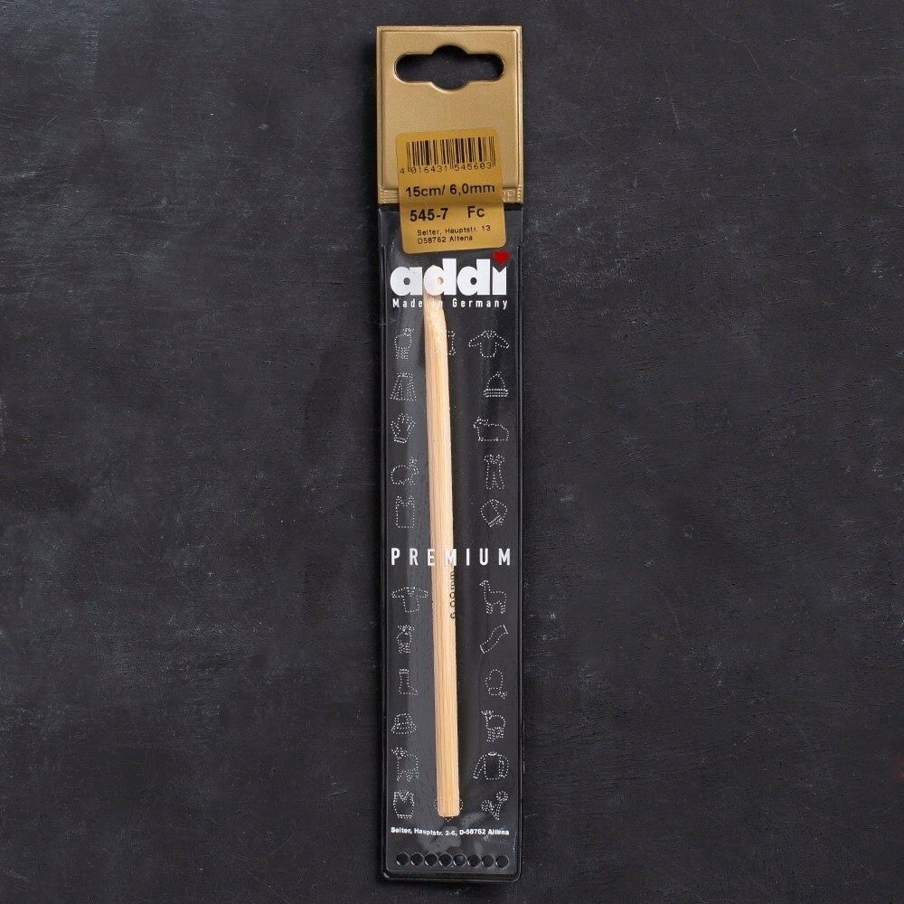 Addi Bambus 6mm 15cm Bambu Yün Tığ - 545-7
