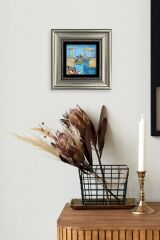 Köprü Çerçeveli Taş Tablo 20 cm