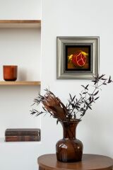 Nar Çerçeveli Taş Tablo 20 cm