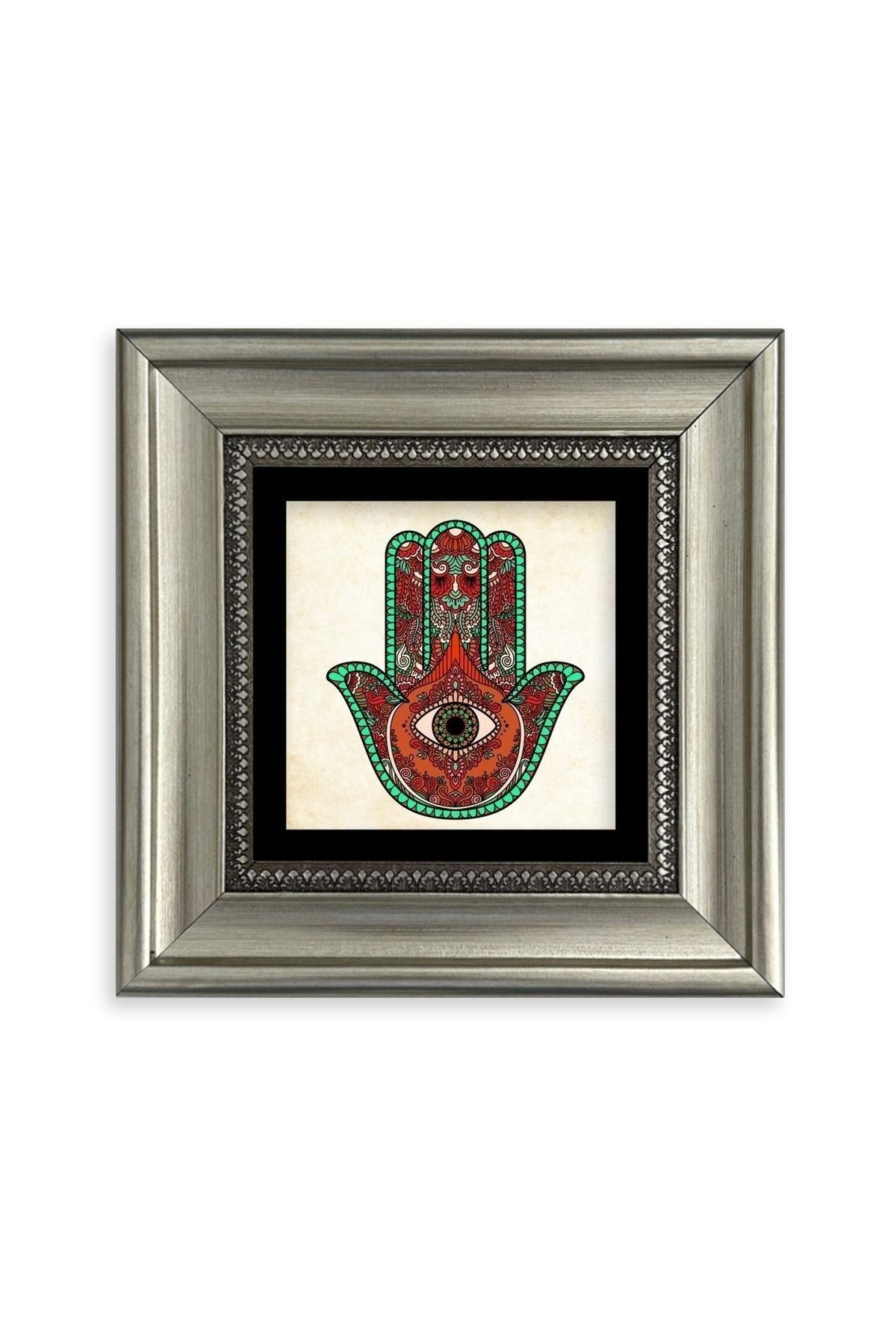 Fatma Ana Eli Çerçeveli Taş Tablo 20 cm