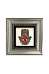 Fatma Ana Eli Çerçeveli Taş Tablo 20 cm