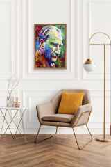 Atatürk Ahşap Çerçeveli Tablo 30 x 42