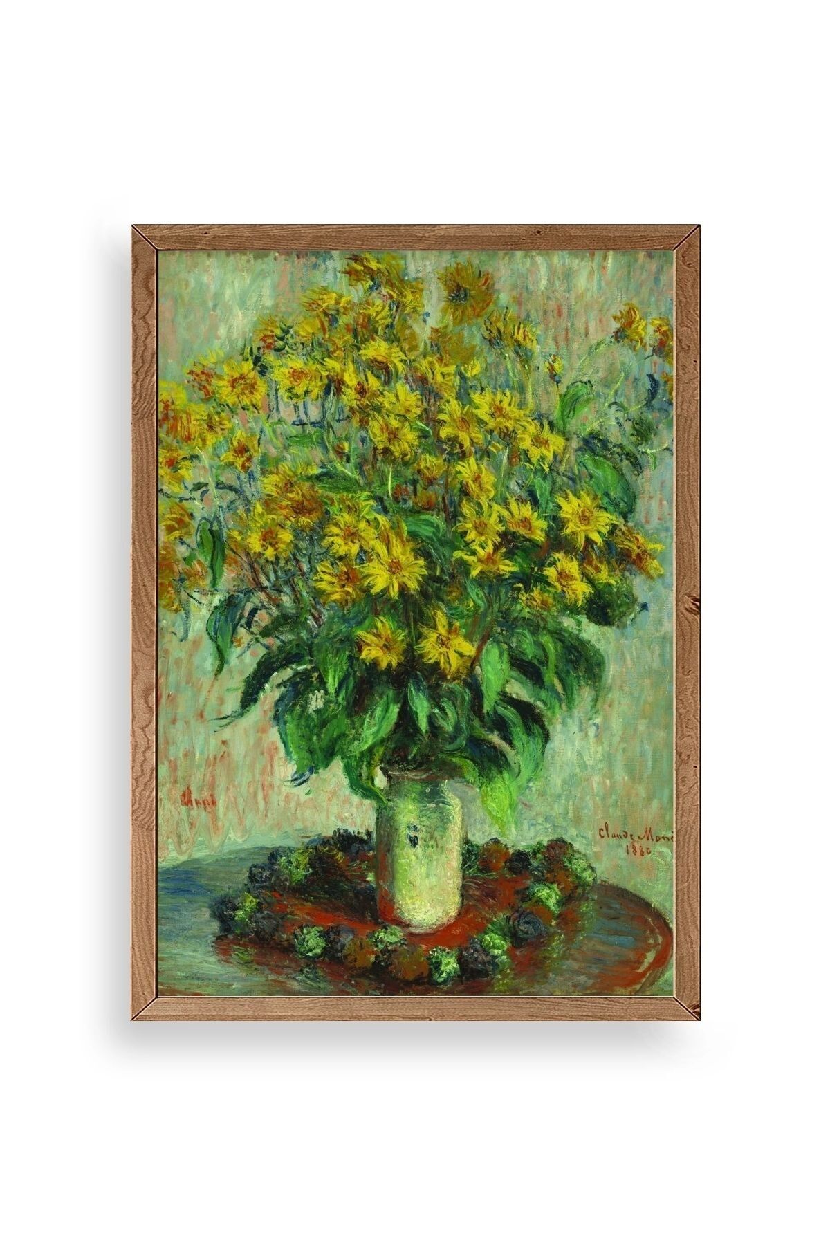 Ağaç Ahşap Çerçeveli Tablo 50 x 70