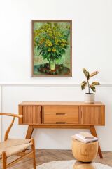 Ağaç Ahşap Çerçeveli Tablo 50 x 70