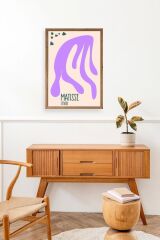 Soyut Ahşap Çerçeveli Tablo 17 x 23