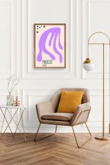 Soyut Ahşap Çerçeveli Tablo 17 x 23