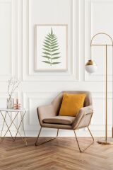 Polypodium Franxinifolium Ahşap Çerçeveli Tablo 30 x 42