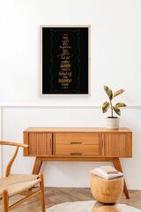 Modern Ahşap Çerçeveli Tablo 50 x 70