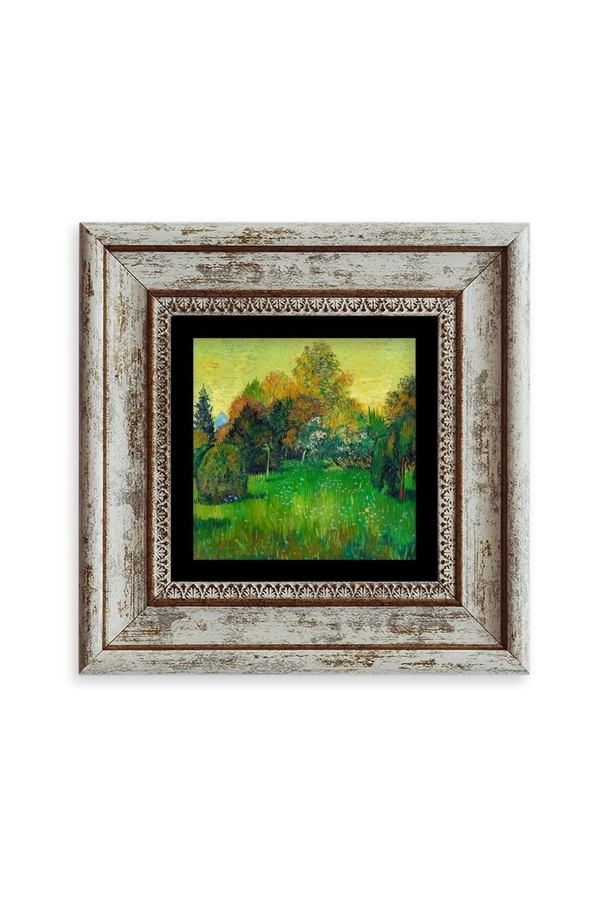 Van Gogh Çerçeveli Taş Tablo 20 cm