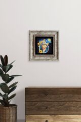 Van Gogh Çerçeveli Taş Tablo 20 cm