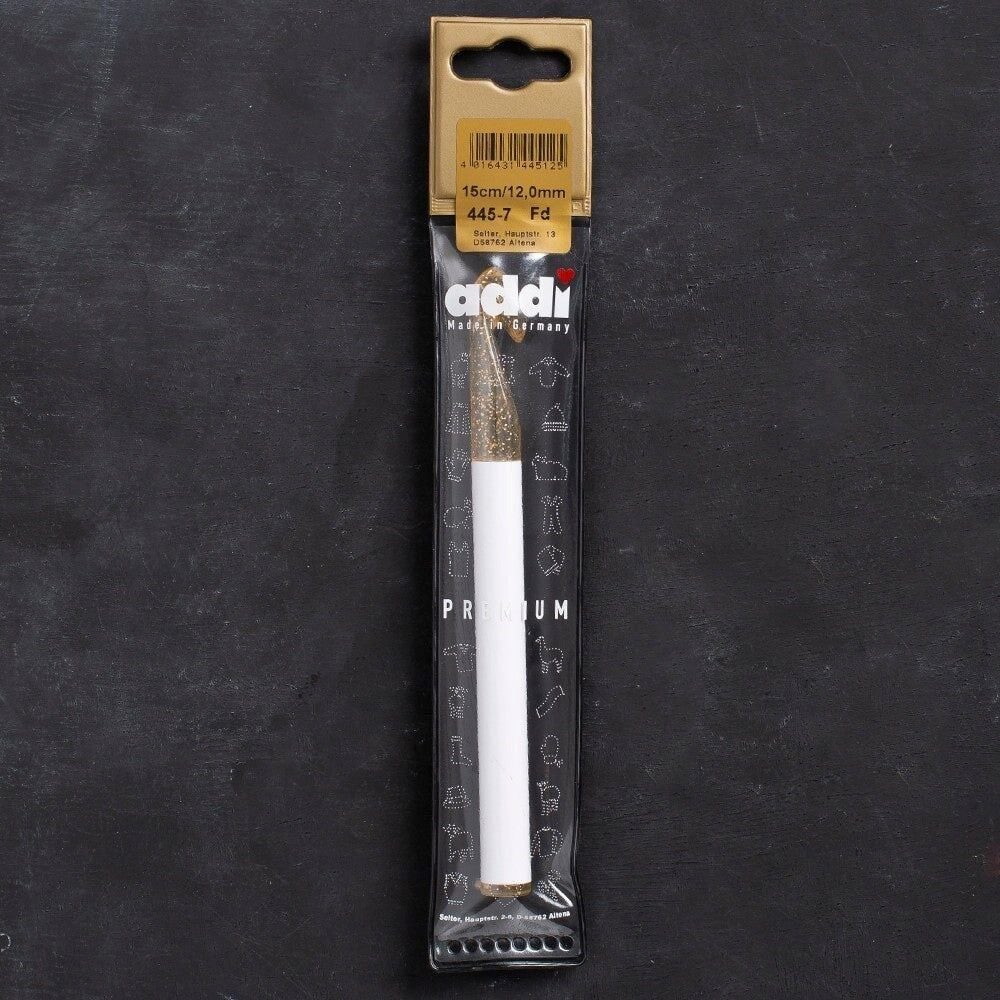 Addi Champagner 12mm 15cm Plastik Simli Yün Tığ -