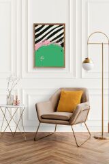 Modern Ahşap Çerçeveli Tablo 30 x 42