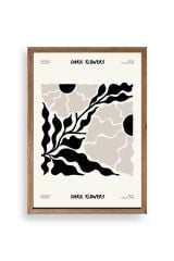 Çiçek Ahşap Çerçeveli Tablo 17 x 23