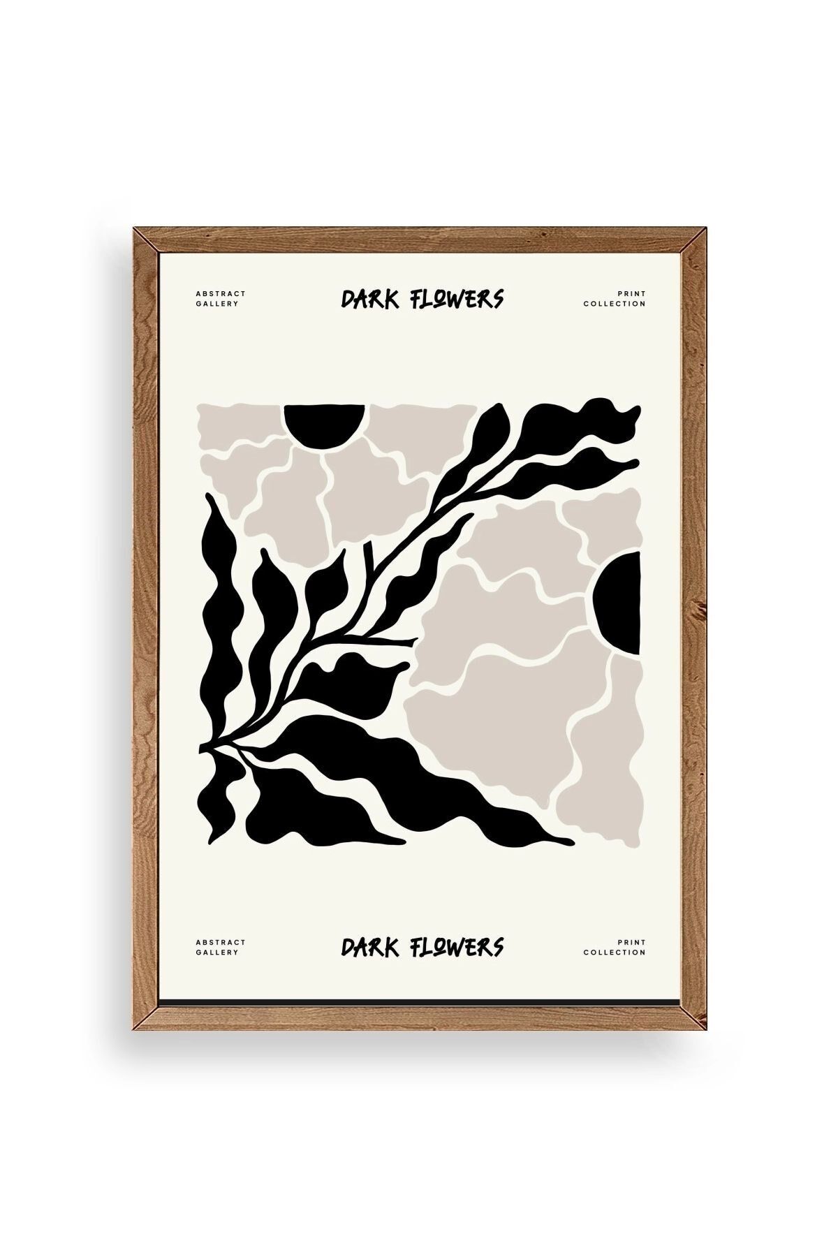 Çiçek Ahşap Çerçeveli Tablo 50 x 70