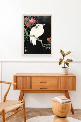 Ohara Koson Ahşap Çerçeveli Tablo 23 x 30