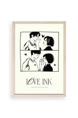 Love Ahşap Çerçeveli Tablo 17 x 23