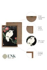 Ohara Koson Ahşap Çerçeveli Tablo 17 x 23