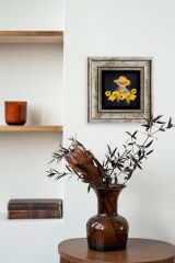 Van Gogh Çerçeveli Taş Tablo 20 cm