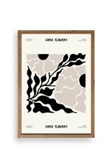 Çiçek Ahşap Çerçeveli Tablo 30 x 42