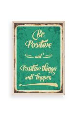 Motto Ahşap Çerçeveli Tablo 30 x 42