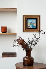 Köprü Çerçeveli Taş Tablo 20 cm