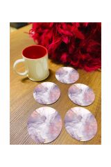 Mermer Desen Bardak Altlığı