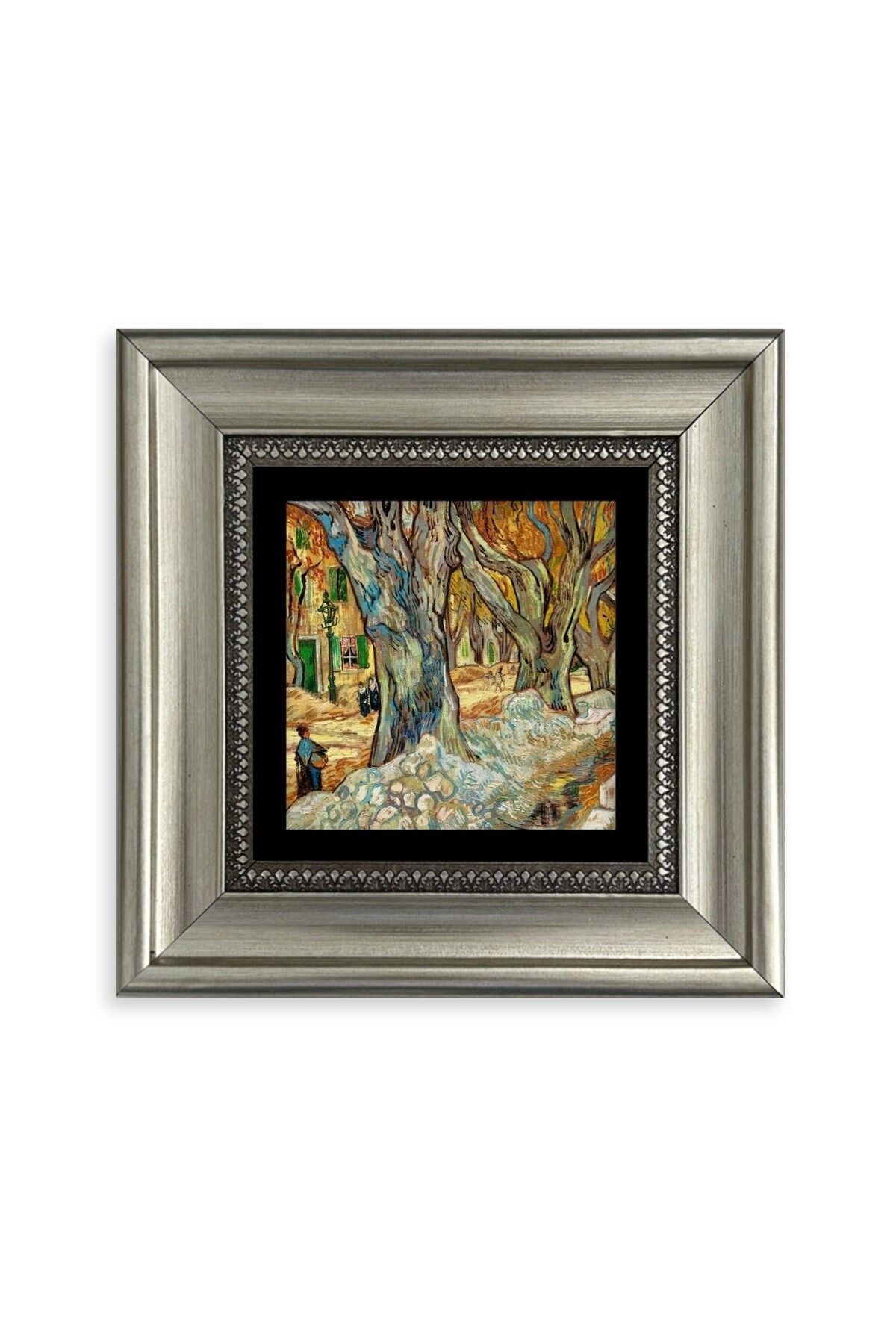Van Gogh Çerçeveli Taş Tablo 20 cm