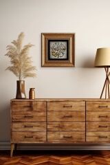 Arapça Dua Çerçeveli Taş Tablo 20 cm