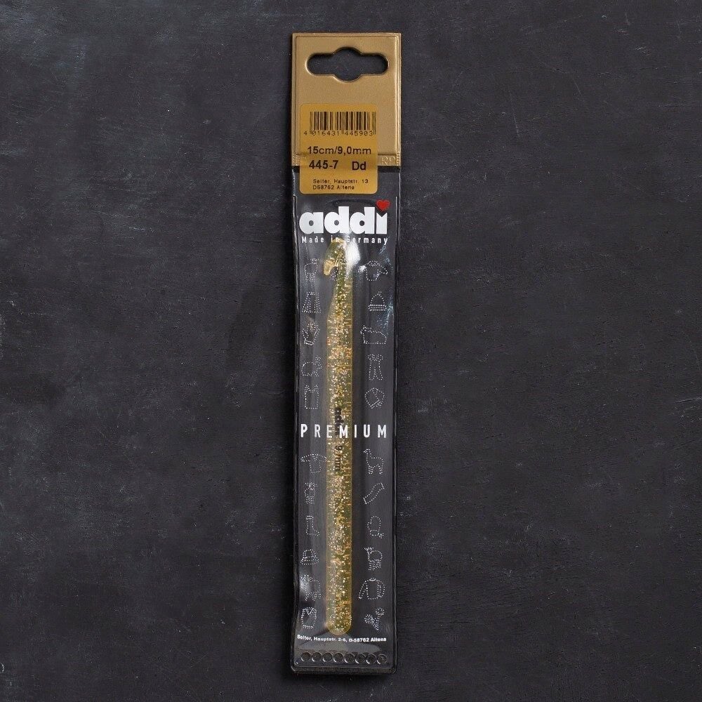 Addi Champagner 9mm 15cm Plastik Simli Yün Tığ - 4