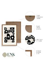 Çiçek Ahşap Çerçeveli Tablo 50 x 70