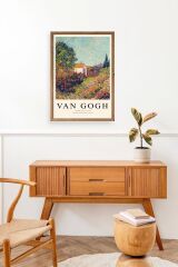 Van Gogh Ahşap Çerçeveli Tablo 30 x 42