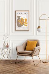 Modern Ahşap Çerçeveli Tablo 30 x 42