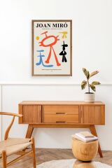 Joan Miro Ahşap Çerçeveli Tablo 17 x 23