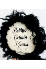 Siyah Tüylü Gelin Tefi 22 Cm